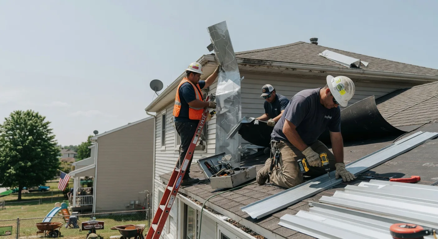 Storm Damage Metal Roof Repair in Talihina, OK
